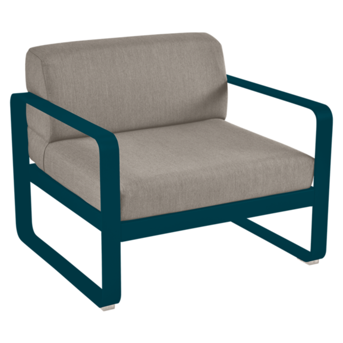 Fermob Bellevie Armchair Grey Taupe Cushion