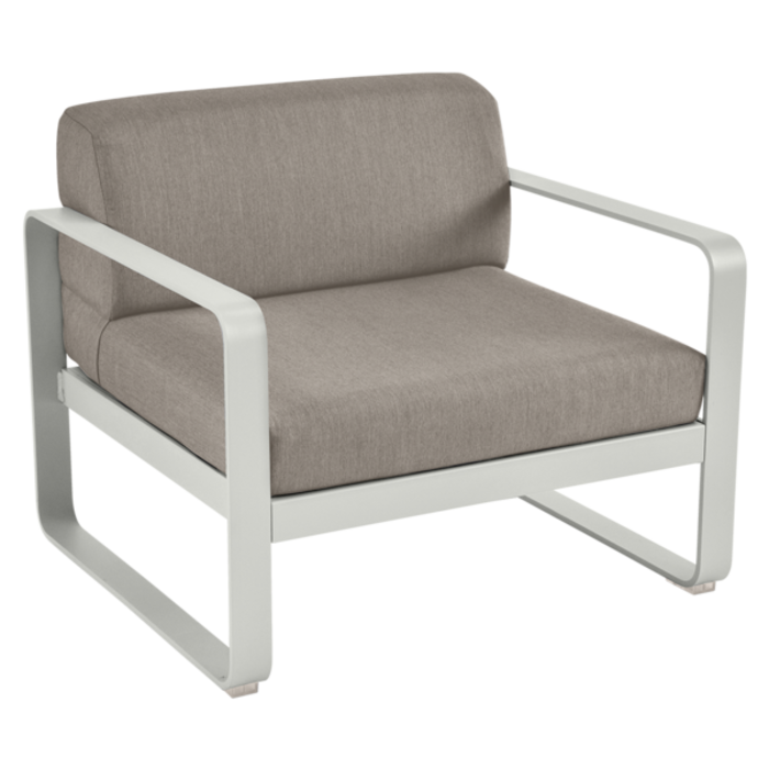 Fermob Bellevie Armchair Grey Taupe Cushion