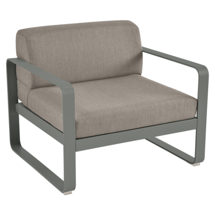 Fermob Bellevie Armchair Grey Taupe Cushion