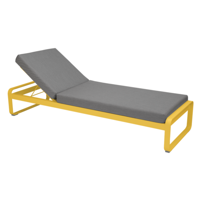 Fermob Bellevie Sunlounger Flannel Grey Cushion