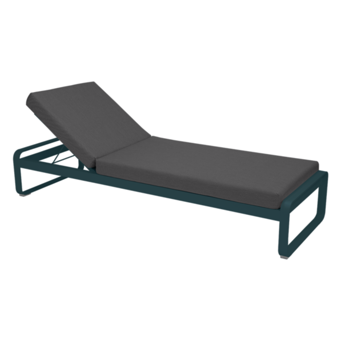 Fermob Bellevie Sunlounger Graphite Grey Cushion
