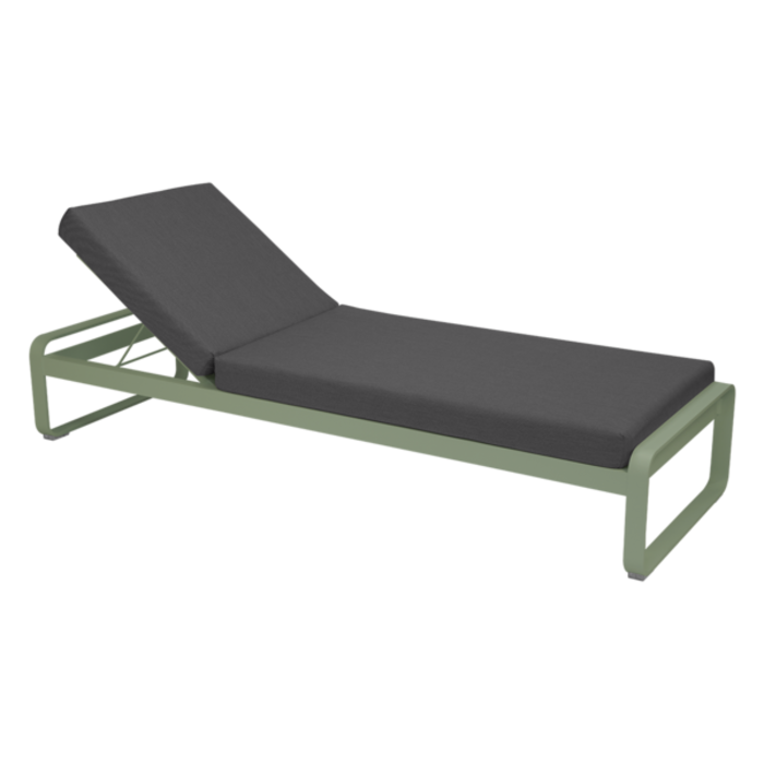 Fermob Bellevie Sunlounger Graphite Grey Cushion