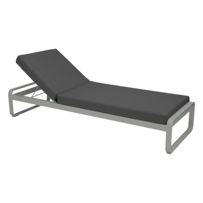 Fermob Bellevie Sunlounger Graphite Grey Cushion