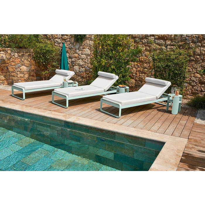 Fermob Bellevie Sunlounger Graphite Grey Cushion