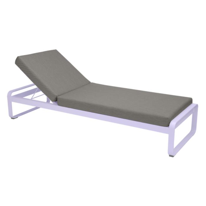 Fermob Bellevie Sunlounger Grey Taupe Cushion