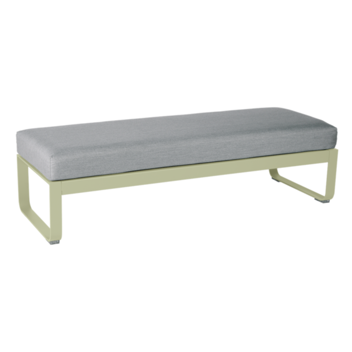 Fermob Bellevie 2-Seater Ottoman Flannel Grey Cushion