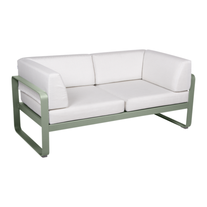 Fermob Bellevie 2-Seater Club Sofa Off-White Cushion