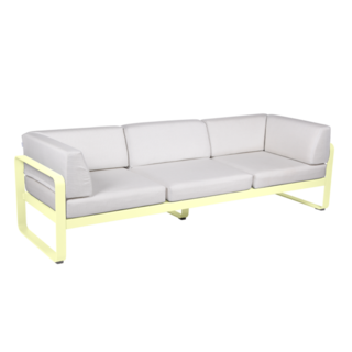 Fermob Bellevie 3-Seater Club Sofa - Off-White Cushion