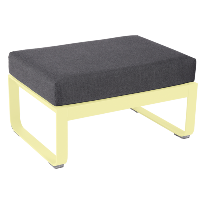 Fermob Bellevie 1-Seater Ottoman Graphite Grey Cushion