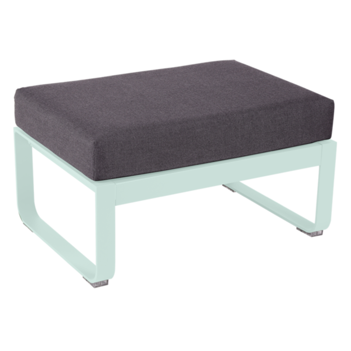Fermob Bellevie 1-Seater Ottoman Graphite Grey Cushion