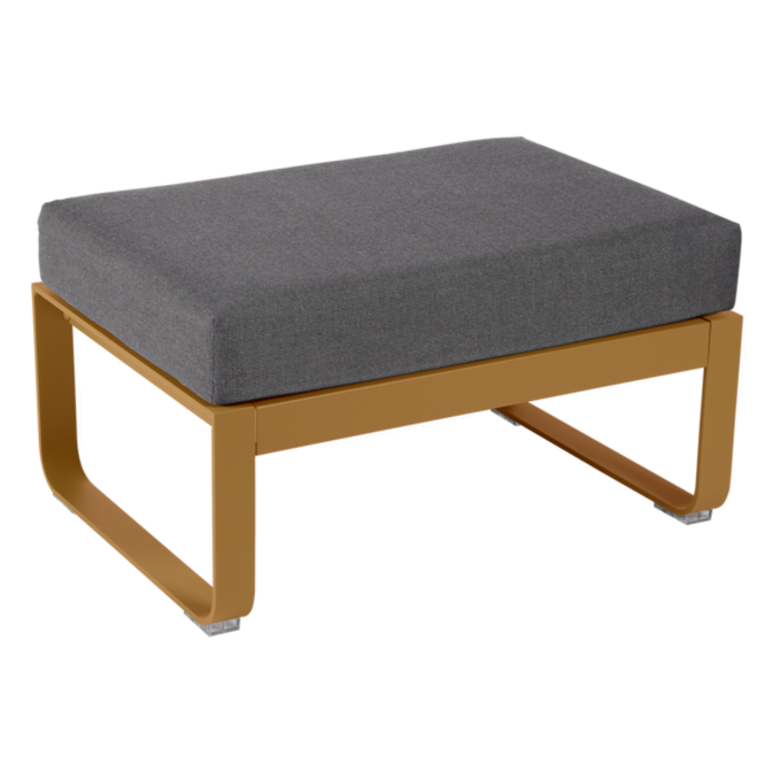 Fermob Bellevie 1-Seater Ottoman Graphite Grey Cushion
