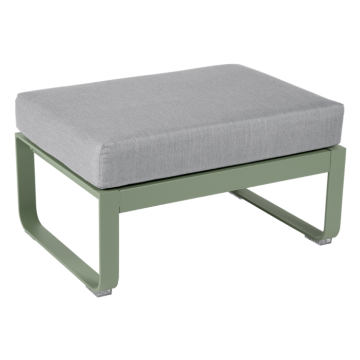 Fermob Bellevie 1-Seater Ottoman Flannel Grey Cushion