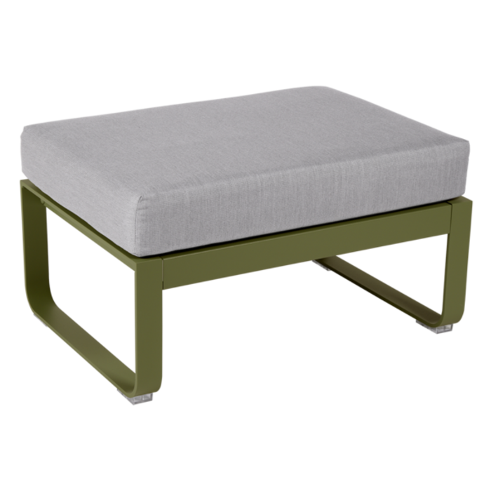Fermob Bellevie 1-Seater Ottoman Flannel Grey Cushion