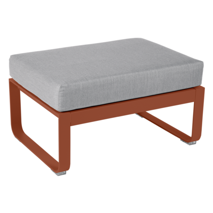 Fermob Bellevie 1-Seater Ottoman Flannel Grey Cushion