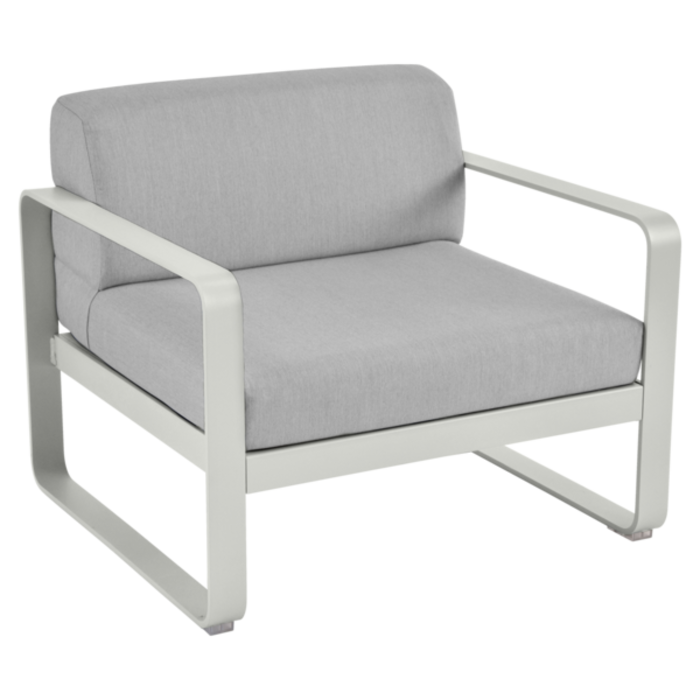 Fermob Bellevie Armchair Flannel Grey Cushion