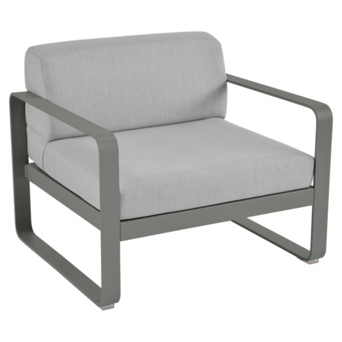 Fermob Bellevie Armchair Flannel Grey Cushion