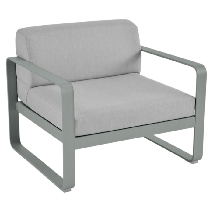 Fermob Bellevie Armchair Flannel Grey Cushion