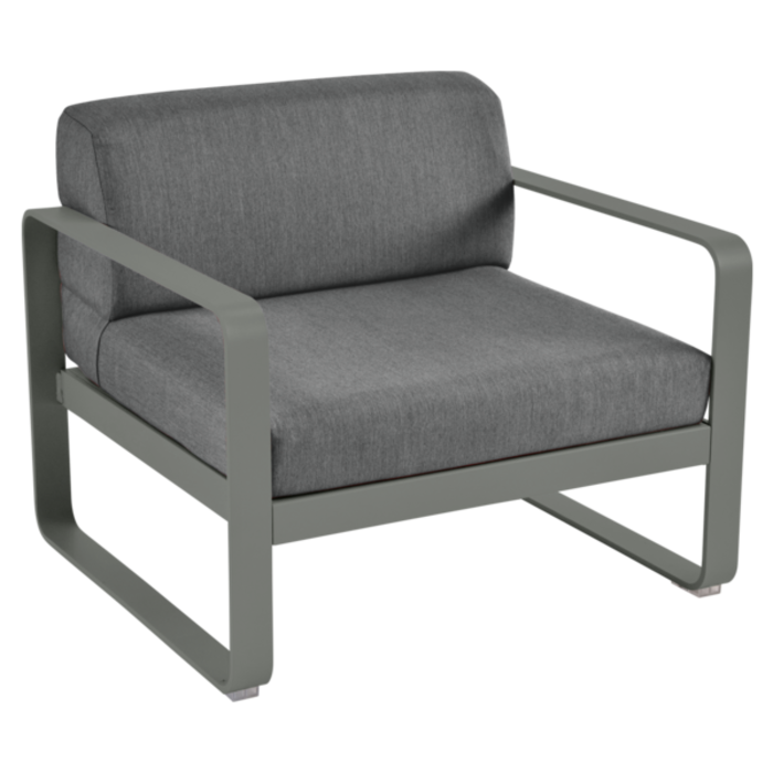 Fermob Bellevie Armchair Graphite Grey Cushion
