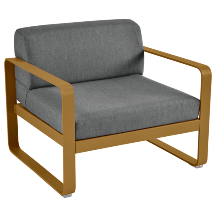 Fermob Bellevie Armchair Graphite Grey Cushion