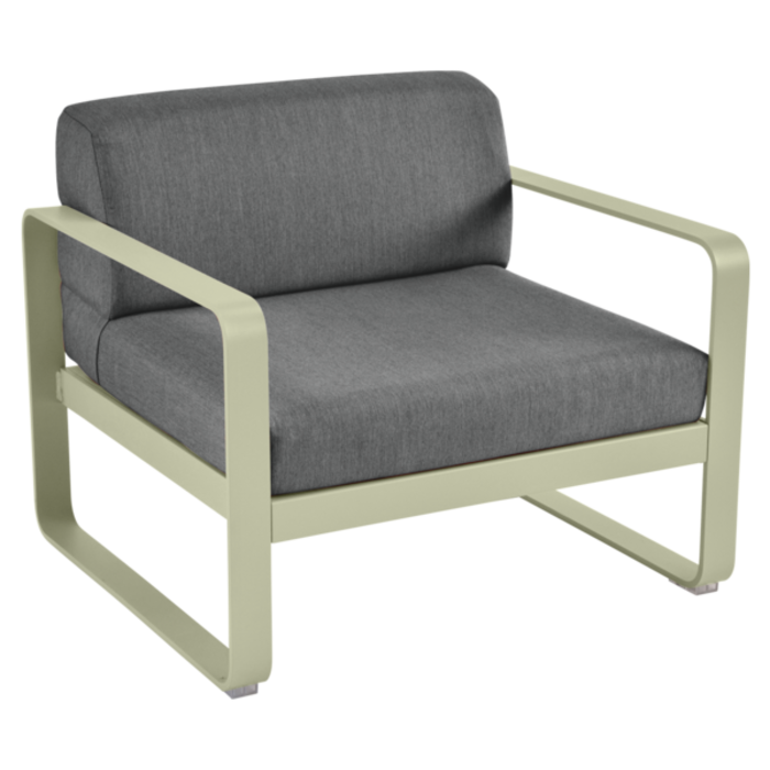 Fermob Bellevie Armchair Graphite Grey Cushion