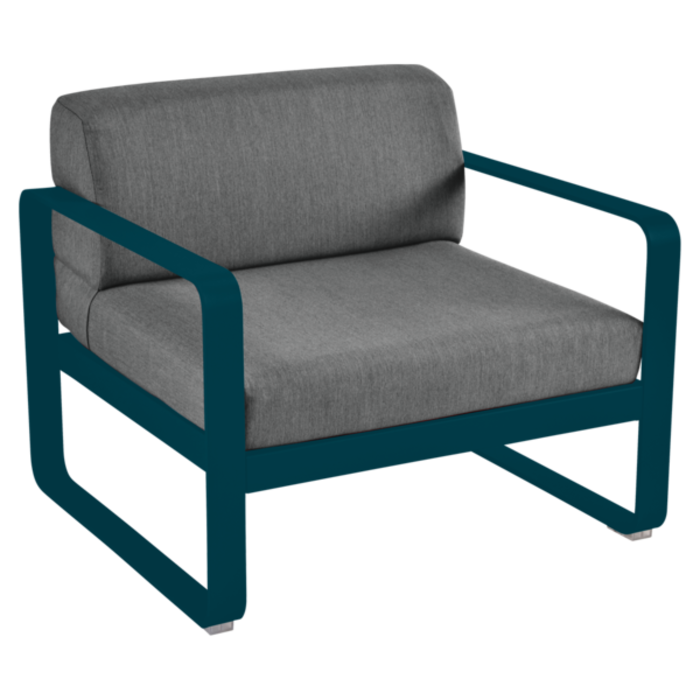 Fermob Bellevie Armchair Graphite Grey Cushion