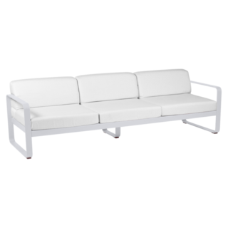 Fermob Bellevie 3-Seater Sofa Off-White Cushion