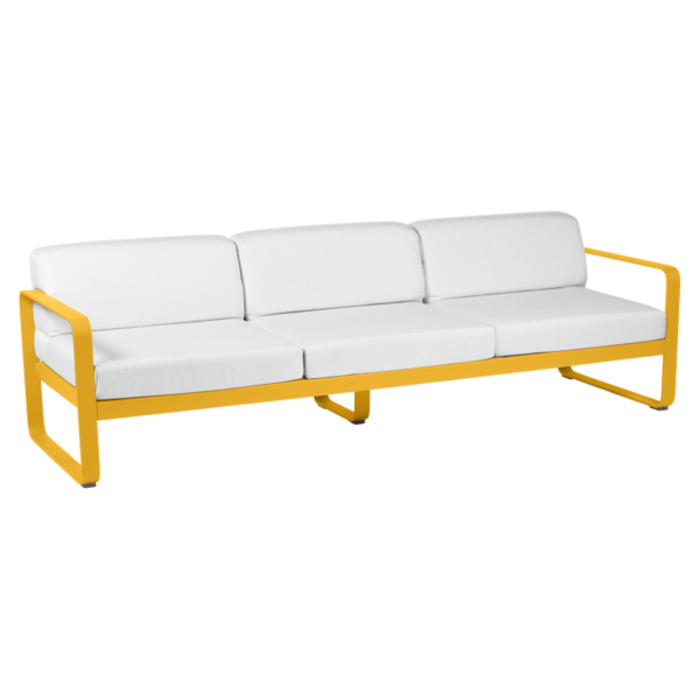 Fermob Bellevie 3-Seater Sofa Off-White Cushion