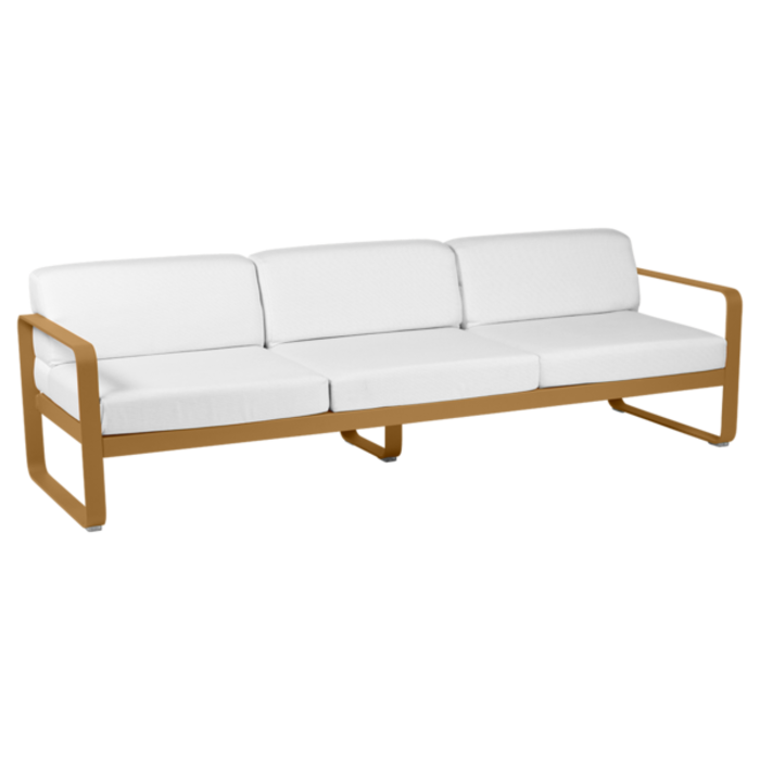 Fermob Bellevie 3-Seater Sofa Off-White Cushion