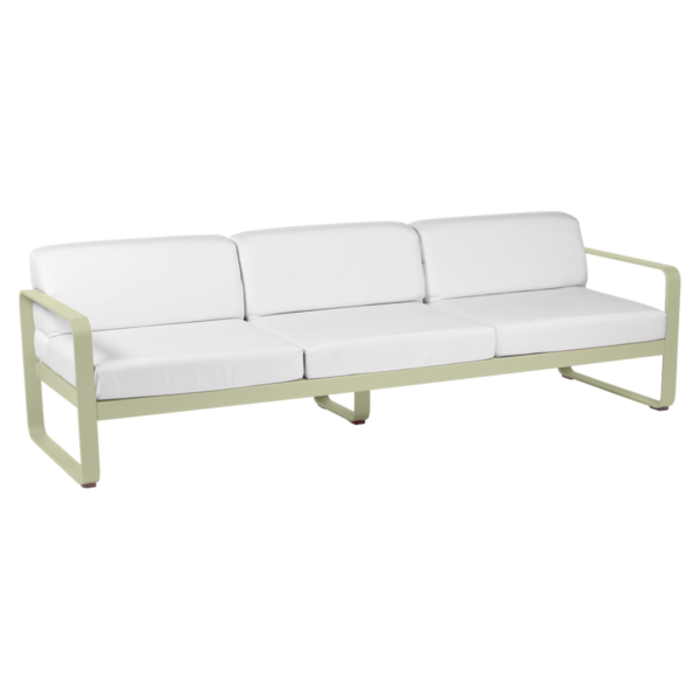 Fermob Bellevie 3-Seater Sofa Off-White Cushion