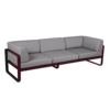 Bellevie - 3-Seater Club Sofa - Flannel Grey Cushion