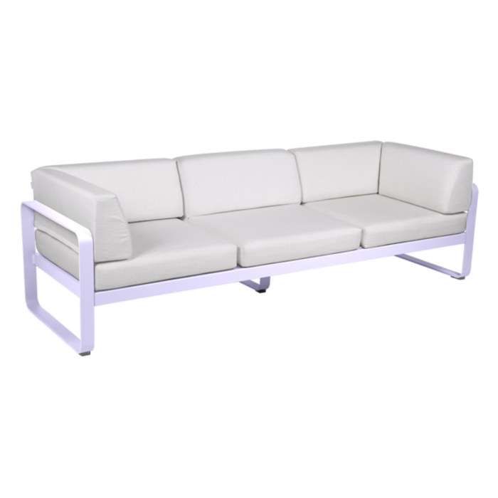 Fermob Bellevie 3-Seater Club Sofa - Off-White Cushion