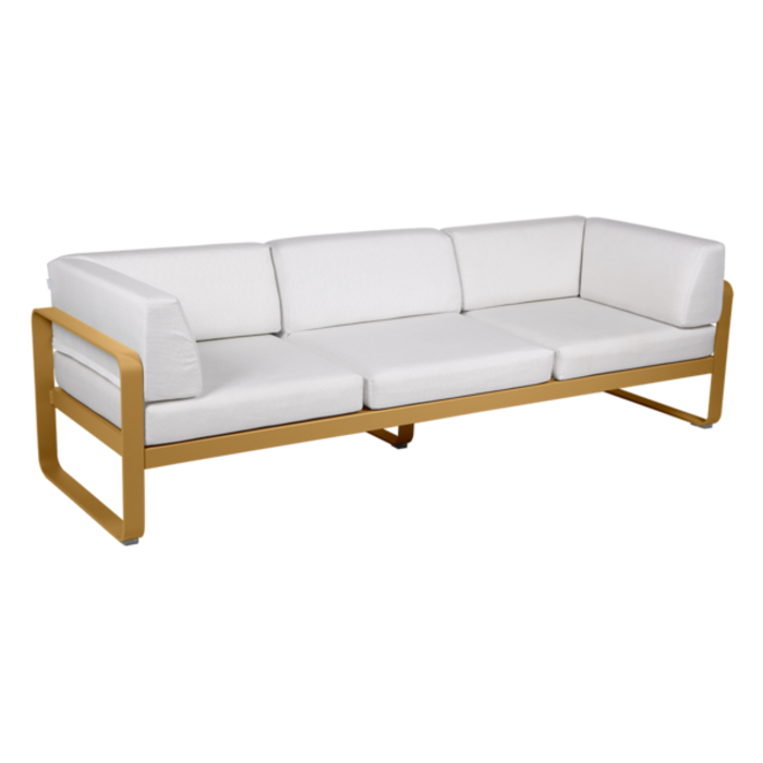 Fermob Bellevie 3-Seater Club Sofa - Off-White Cushion