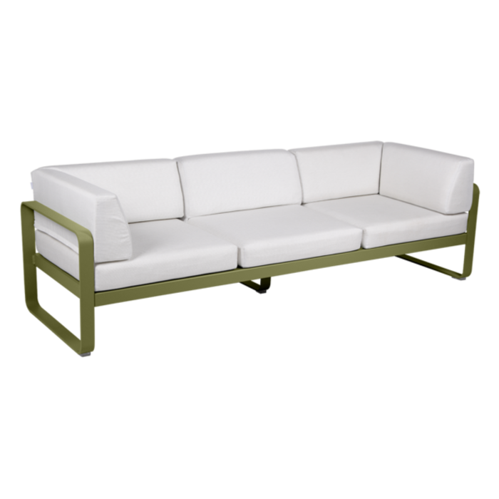Fermob Bellevie 3-Seater Club Sofa - Off-White Cushion