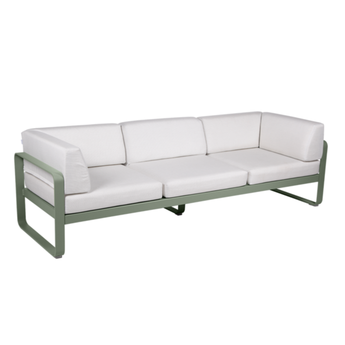 Fermob Bellevie 3-Seater Club Sofa - Off-White Cushion