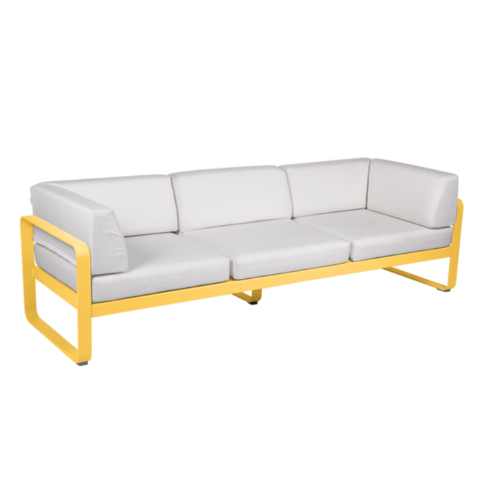 Fermob Bellevie 3-Seater Club Sofa - Off-White Cushion