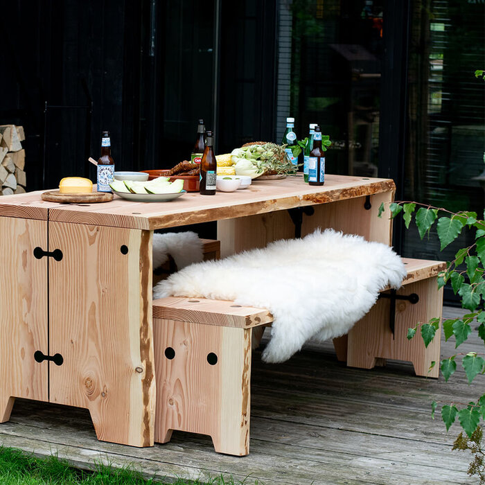 Weltevree Forestry Bench Raw