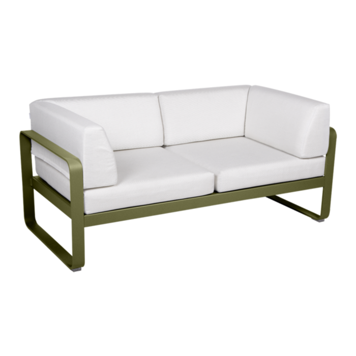 Fermob Bellevie 2-Seater Club Sofa Off-White Cushion