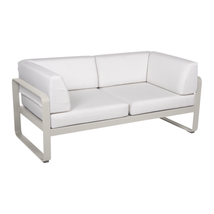 Fermob Bellevie 2-Seater Club Sofa Off-White Cushion