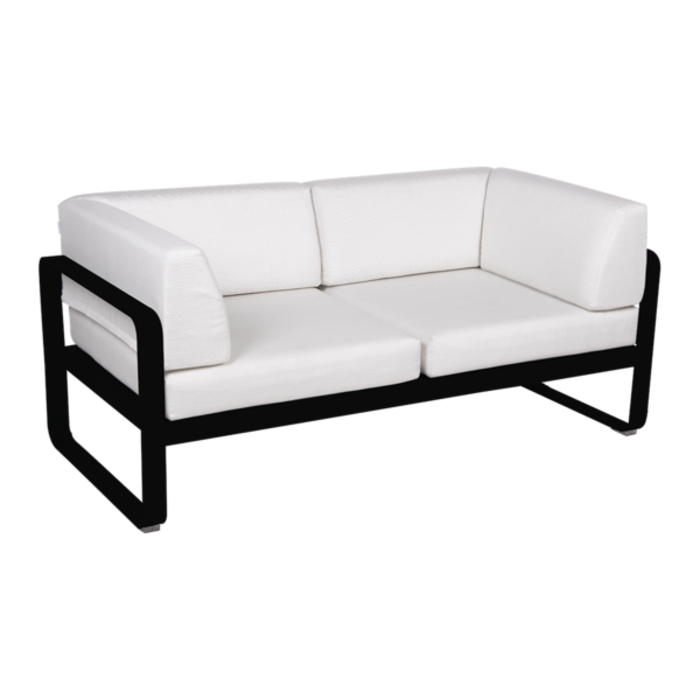 Fermob Bellevie 2-Seater Club Sofa Off-White Cushion