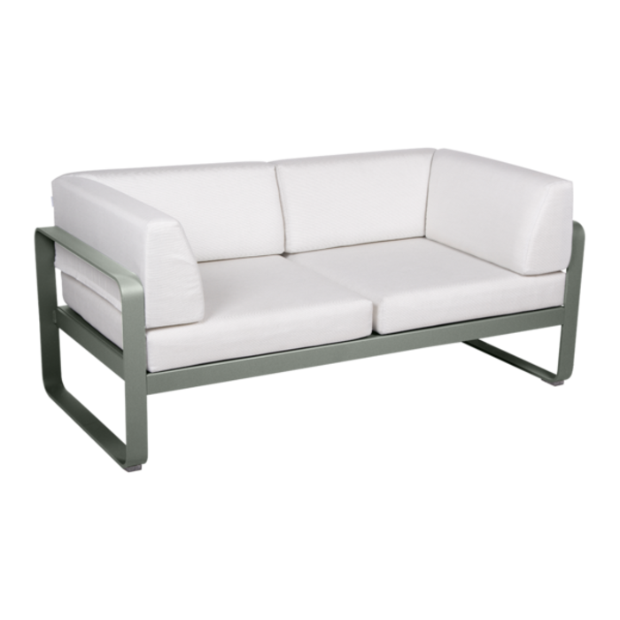Fermob Bellevie 2-Seater Club Sofa Off-White Cushion