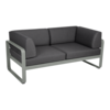 Bellevie 2-Seater Club Sofa - Graphite Grey Cushion
