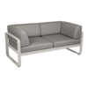 Bellevie 2-Seater Club Sofa - Grey Taupe Cushion
