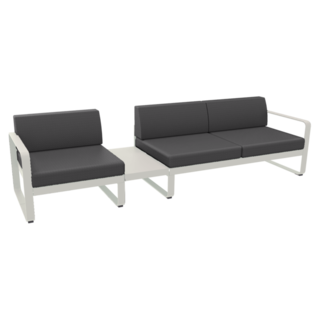 Fermob Bellevie Sofa 1A Graphite Grey Cushion