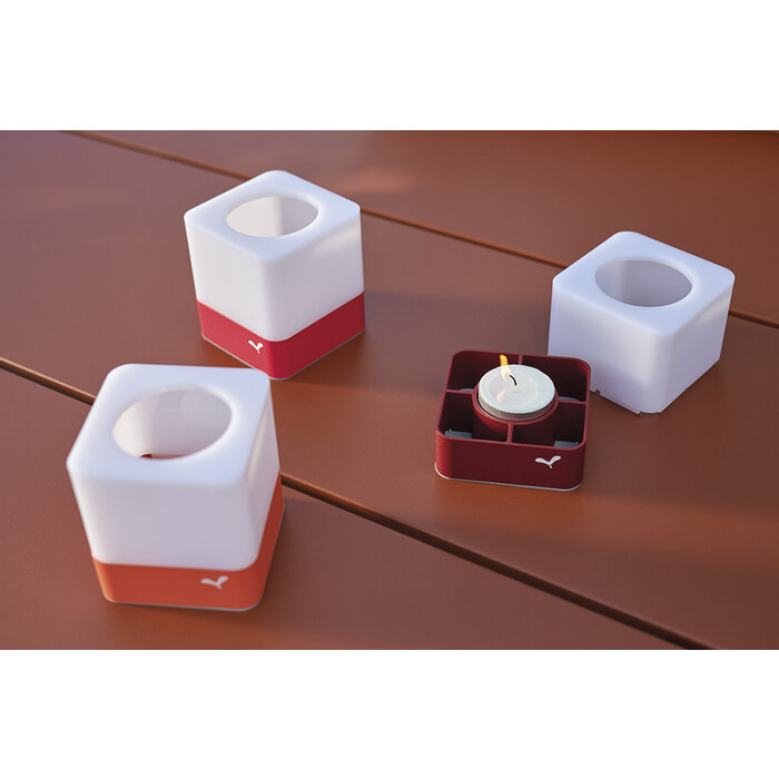 Fermob Cuub Set of 3 Tealight Holders