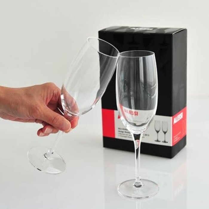 Alessi Mami XL Champagnefluiten (Set van 2)