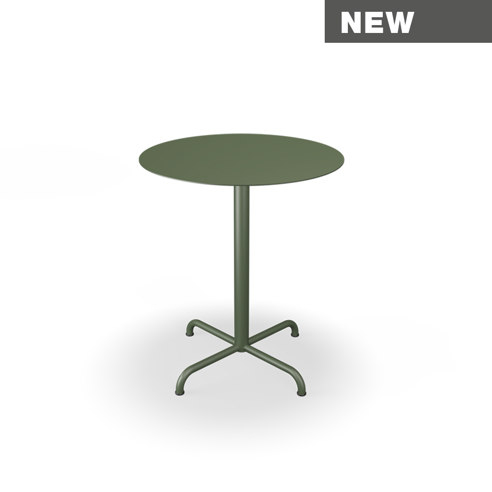 HOUE Pico Café Table with 4 star base Ø64 cm