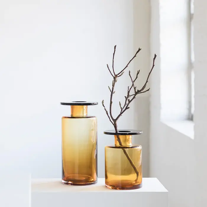 Serax Vase S Wind & Fire - Amber/Black