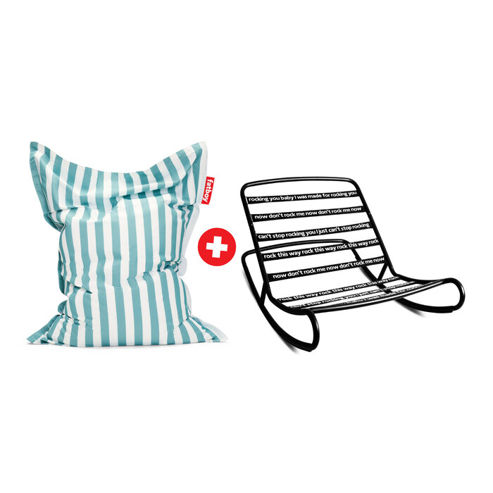 Fatboy Combideal Rock 'n Roll Black Frame + Original Outdoor