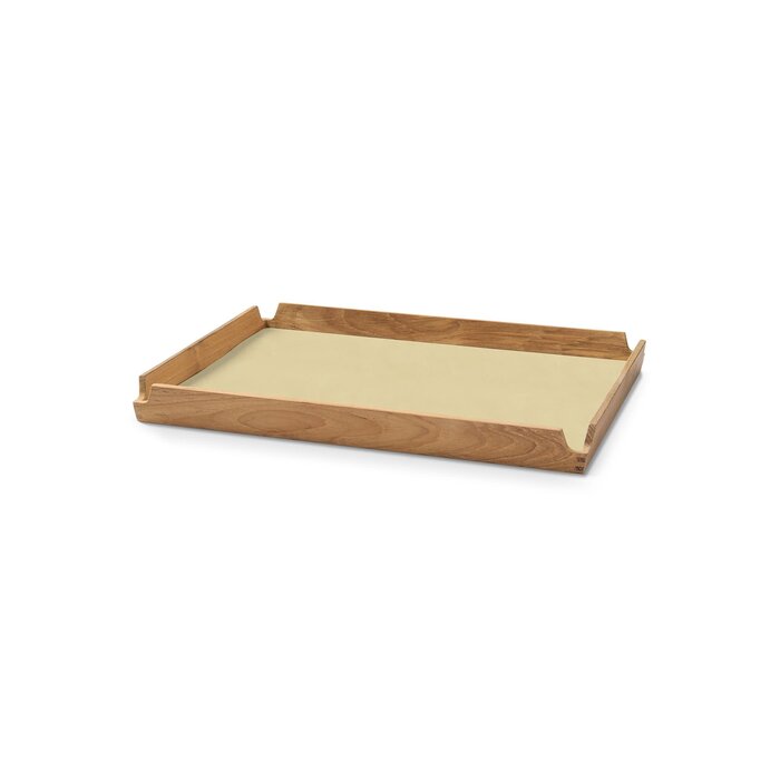 LIND DNA Teak Tray Airy Medium Leather Nupo