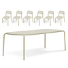 Toni Tablo + 6x Chair Set